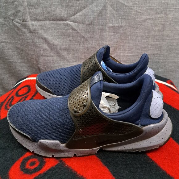 Nike Sock Dart SE Obsidian Glacier Gray Mens Sneakers Size 11 Year 2017 Blue 911 - Picture 1 of 11